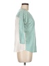 Freebird Teal 3/4 Sleeve Top Size M - photo 4