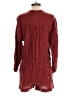 Joie Solid Burgundy Romper Size S - photo 2