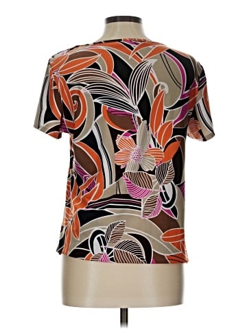 JM Collection Short Sleeve Blouse (view 2)