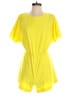 Alice + Olivia 100% Polyester Solid Yellow Romper Size 4 - photo 1
