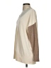Lands' End 100% Cashmere Color Block Tan Cashmere Pullover Sweater Size S - photo 5