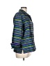 Easy Spirit 100% Silk Stripes Blue Jacket Size L - photo 4