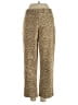 J.Crew Animal Print Gold Casual Pants Size 4 - photo 1