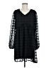 Kirundo 100% Polyester Polka Dots Black Casual Dress Size L - photo 1