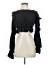 Shein 100% Polyester Black Long Sleeve Blouse Size S - photo 1