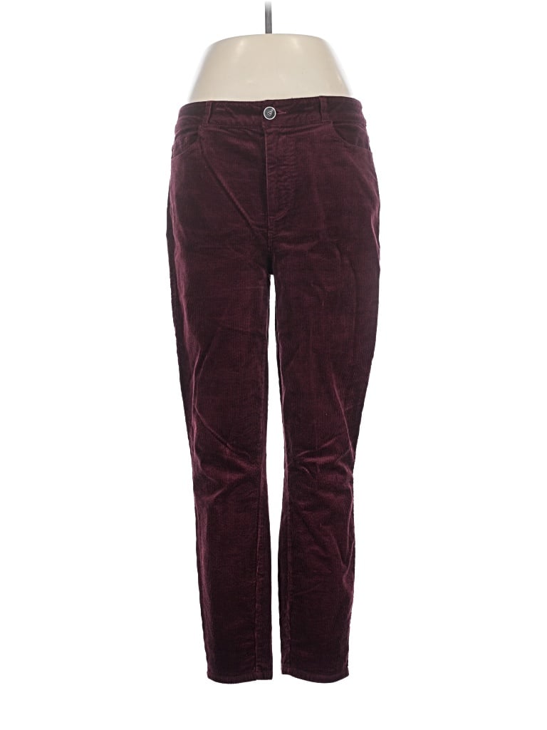 Pre-owned Paige Casual Pants In Burgundy