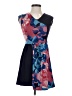 Leifsdottir Graphic Blue Cocktail Dress Size XS - photo 1