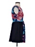 Leifsdottir Graphic Blue Cocktail Dress Size XS - photo 4