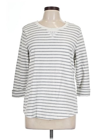 Karen Scott Sport 3/4 Sleeve T-Shirt (view 1)