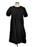 Unbranded Solid Black Casual Dress Size L - photo 1
