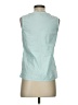 Talbots 100% Cotton Teal Sleeveless Blouse Size 0 - photo 2