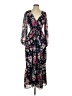 Sugar Lips 100% Polyester Floral Black Cocktail Dress Size XS - photo 1