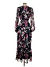 Sugar Lips 100% Polyester Floral Black Cocktail Dress Size XS - photo 2