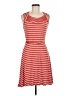 Max Studio Stripes Red Casual Dress Size M - photo 1