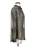 Tylho Metallic Gray Long Sleeve Blouse Size S - photo 4