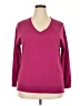 Roz & Ali 100% Acrylic Burgundy Pullover Sweater Size 2X - photo 1