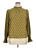 Unbranded Polka Dots Gold Long Sleeve Blouse Size XL - photo 1