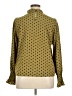 Unbranded Polka Dots Gold Long Sleeve Blouse Size XL - photo 2