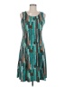 TanJay Graphic Teal Casual Dress Size 8 (petite) - photo 1