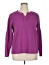 Studio Works Purple Long Sleeve Top Size XL - photo 1