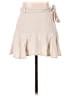 Stradivarius Solid Tan Casual Skirt Size S - photo 1