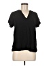 Old Navy 100% Rayon Black Short Sleeve Blouse Size M - photo 1
