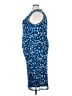 The Limited Animal Print Blue Cocktail Dress Size 3X - photo 5