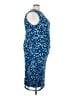 The Limited Animal Print Blue Cocktail Dress Size 3X - photo 4