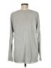Tempo Paris Metallic Silver Long Sleeve Top Size Med - Lg - photo 2