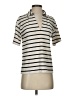 H&M Stripes Ivory Short Sleeve Top Size XS - photo 1