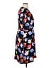 Halogen 100% Polyester Print Black Casual Dress Size XL - photo 4