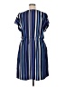 Halogen 100% Polyester Stripes Blue Casual Dress Size XL - photo 2
