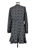 ABound Polka Dots Black Casual Dress Size L - photo 2