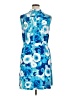 Apt. 9 Print Blue Casual Dress Size XL (petite) - photo 2