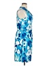 Apt. 9 Print Blue Casual Dress Size XL (petite) - photo 4