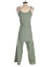 Assorted Brands 100% Polyester Solid Green Jumpsuit Size 12 - photo 2