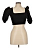 Zara Black Short Sleeve Top Size M - photo 1