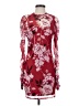 Fourteenth Place 100% Polyester Floral Red Cocktail Dress Size S - photo 1
