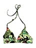 Unbranded 100% Nylon Tropical Green Swimsuit Top Size S - photo 1