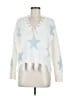 Sweet & Sinful 100% Acrylic Stars White Pullover Sweater Size M - photo 1