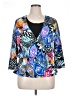 Serengeti Blue 3/4 Sleeve Blouse Size XL - photo 1