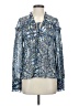 Ted Baker London 100% Polyester Blue Long Sleeve Blouse Size 4 (1) - photo 1