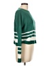 SO 100% Acrylic Color Block Green Pullover Sweater Size L - photo 4