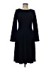Venus Solid Black Casual Dress Size M - photo 1