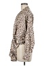 Akira 100% Polyester Animal Print Brown Tan Long Sleeve Blouse Size M - photo 5