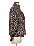 Shein Floral Black Long Sleeve Blouse Size L - photo 4