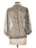 Assorted Brands Gray 3/4 Sleeve Blouse Size L - photo 2