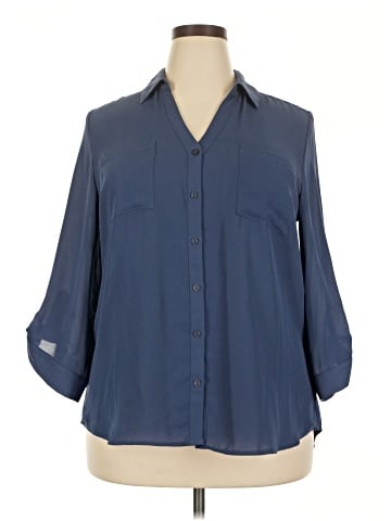 By & By 3/4 Sleeve Blouse (view 1)