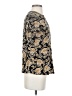 By Design Paisley Gold Short Sleeve Blouse Size S - photo 4