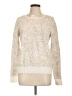 Bass 100% Cotton Paisley Ivory Pullover Sweater Size L - photo 1